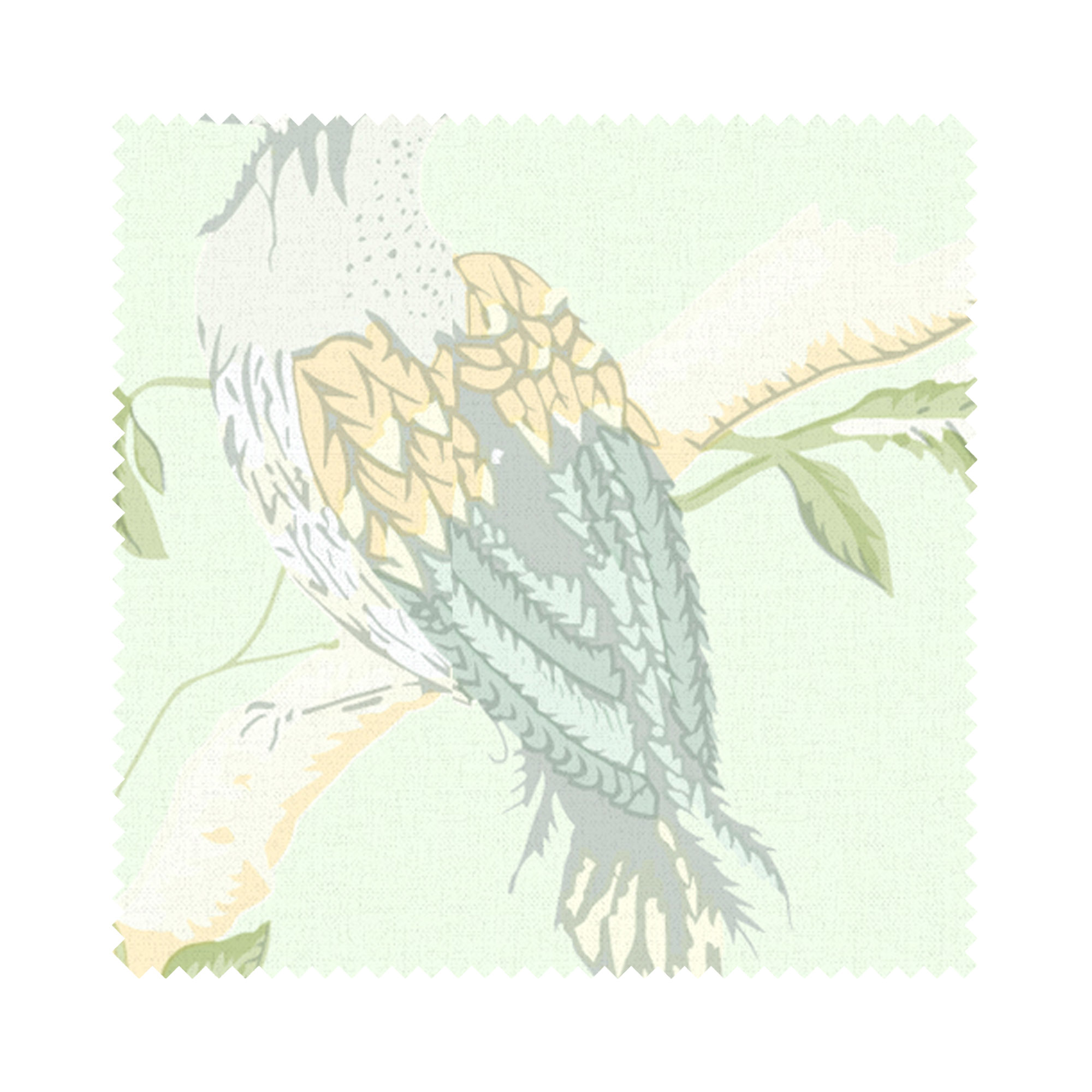 Laura Ashley Summer Palace Eau De Nil Wave Curtain - Image 7