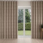 William Morris At Home Strawberry Thief Woven Limestone Wave Curtain