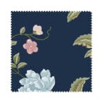 Laura Ashley Summer Palace Midnight Blue Wave Curtain