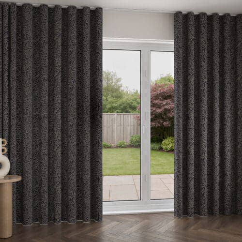 William Morris At Home Willow Woven Indigo Wave Curtain