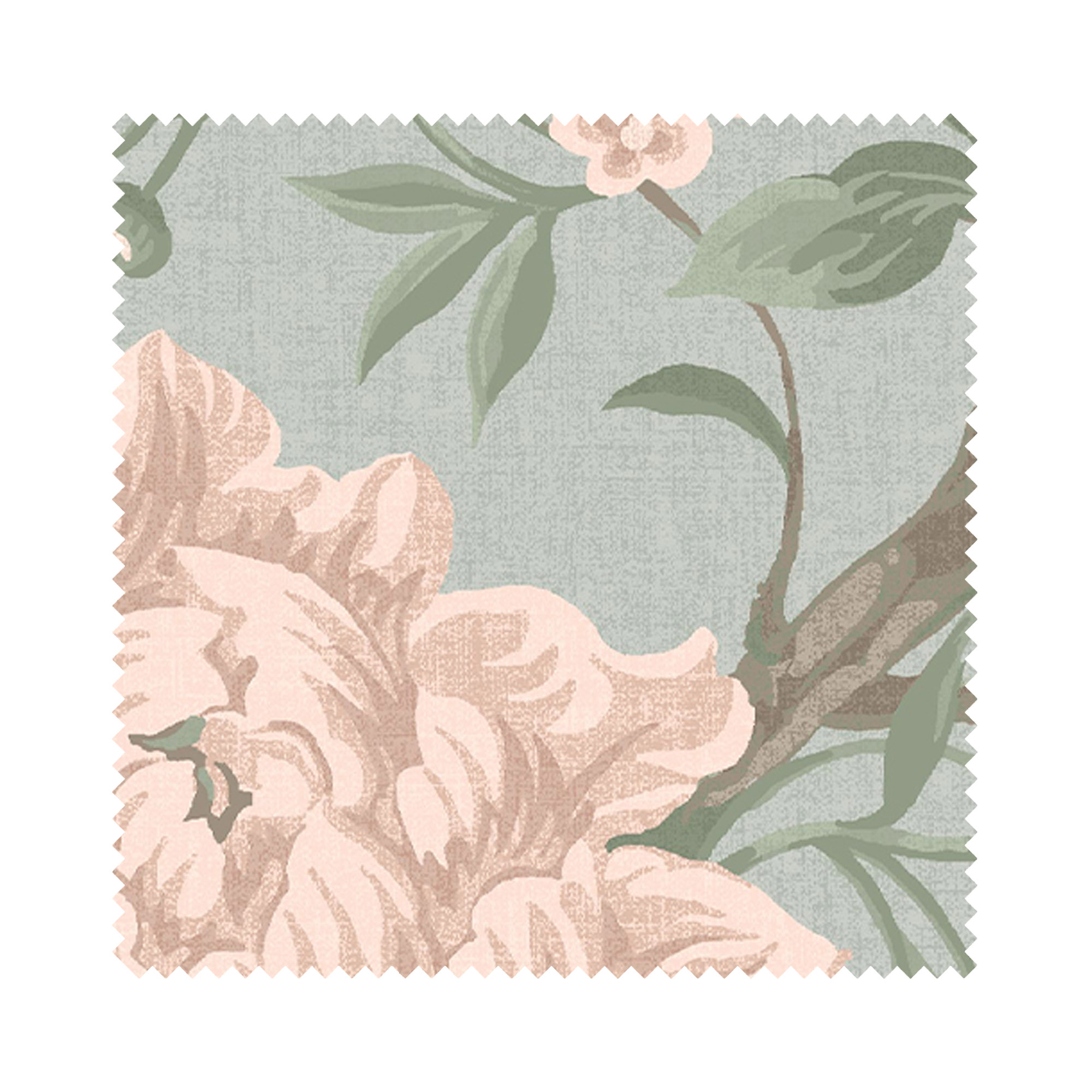 Laura Ashley Tapestry Floral Chenille Blush Wave Curtain - Image 7