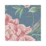 Laura Ashley Tapestry Floral Dusky Seaspray Wave Curtain