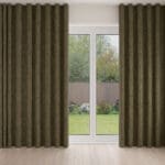 William Morris At Home Willow Woven Sage Wave Curtain