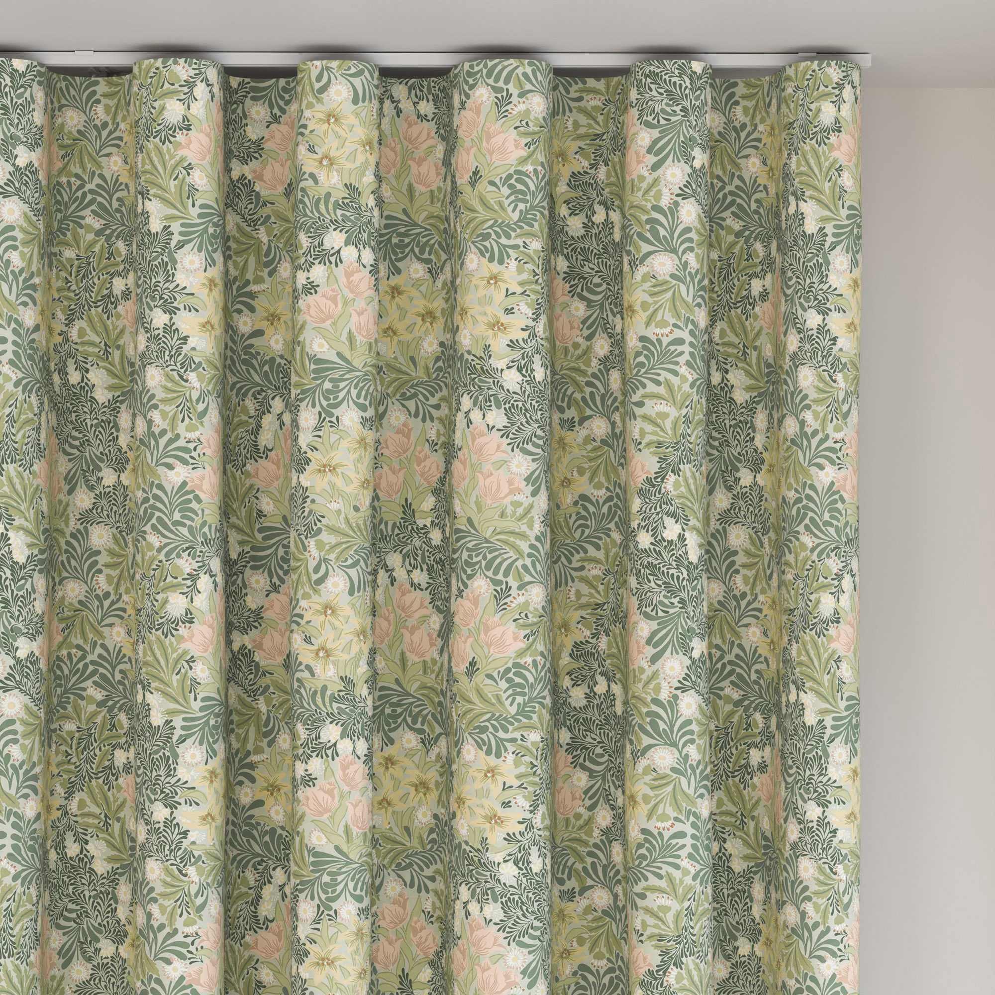 William Morris At Home Bower Apple Wave Curtain - Image 6
