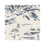 Laura Ashley Toile De Jouy Dark Seaspray Wave Curtain