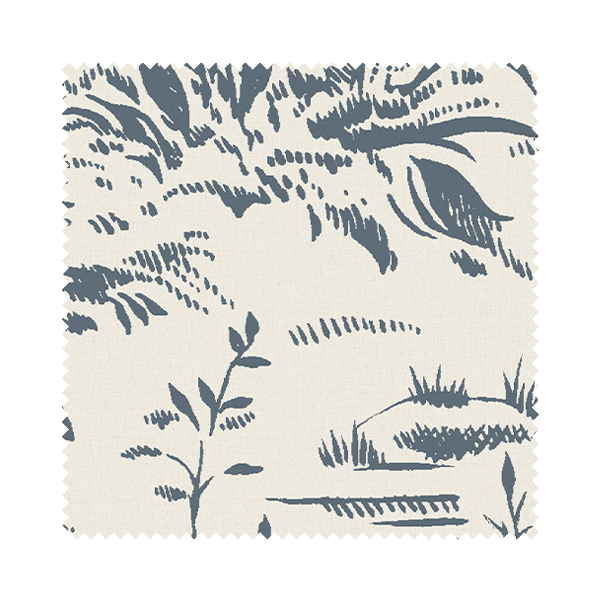 Laura Ashley Toile De Jouy Dark Seaspray Wave Curtain - Image 7