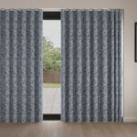 William Morris At Home Compton Silhouette Velvet Indigo Wave Curtain