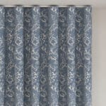 William Morris At Home Compton Silhouette Velvet Indigo Wave Curtain