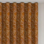 William Morris At Home Compton Silhouette Velvet Terracotta Wave Curtain