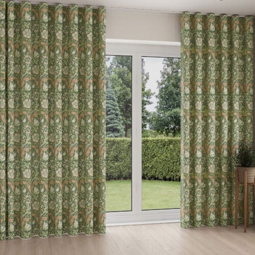 William Morris At Home Compton Velvet Apple Wave Curtain