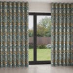 William Morris At Home Compton Velvet Bluebird Wave Curtain