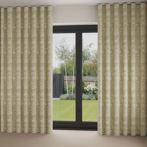 William Morris At Home Double Bough Apple Wave Curtain