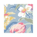 Laura Ashley Tulips China Blue Wave Curtain