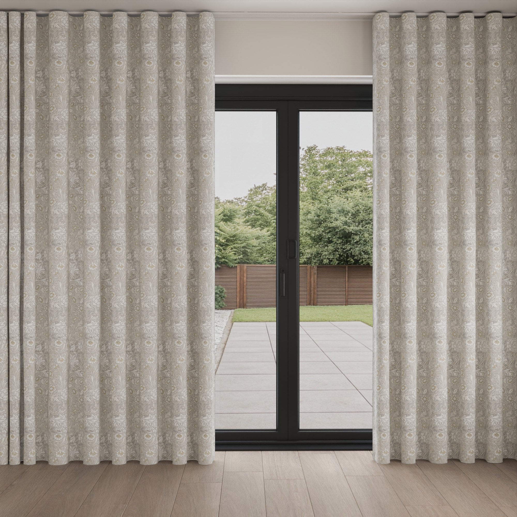 William Morris At Home Double Bough Barley Wave Curtain - Image 3