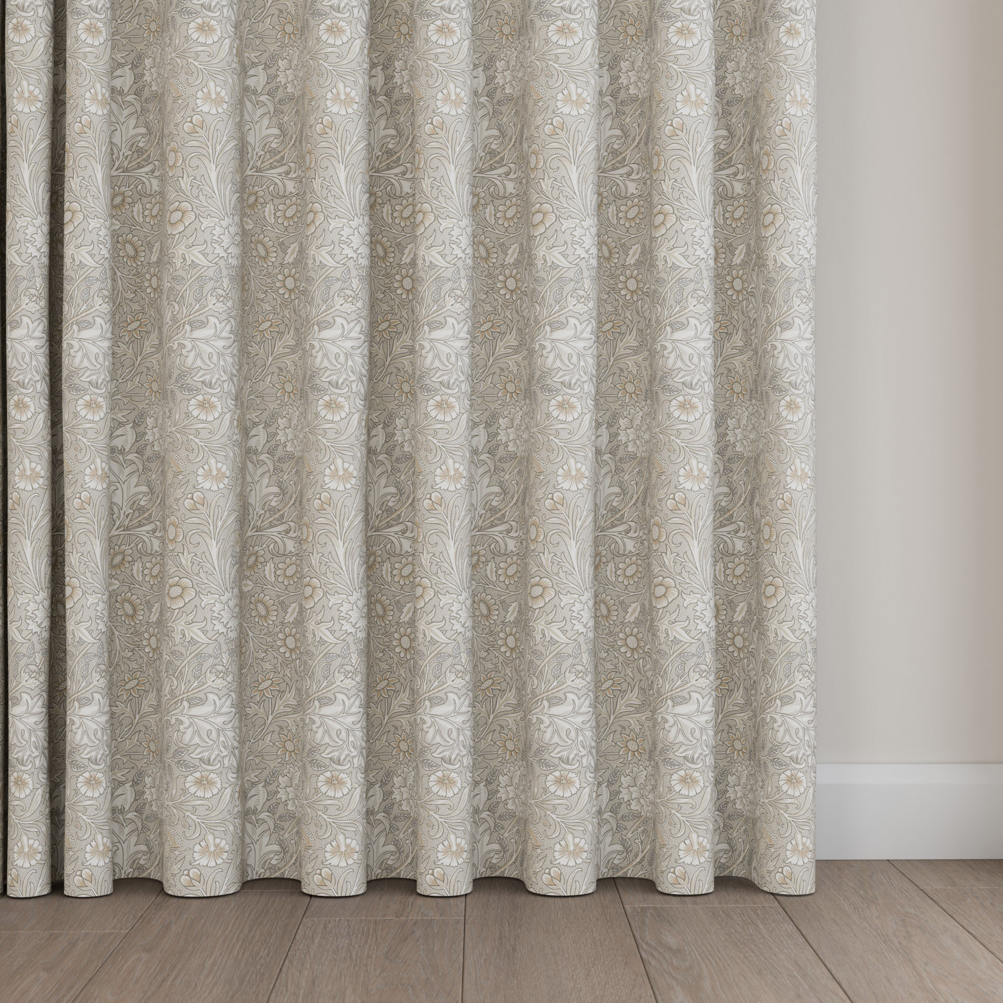 William Morris At Home Double Bough Barley Wave Curtain - Image 5
