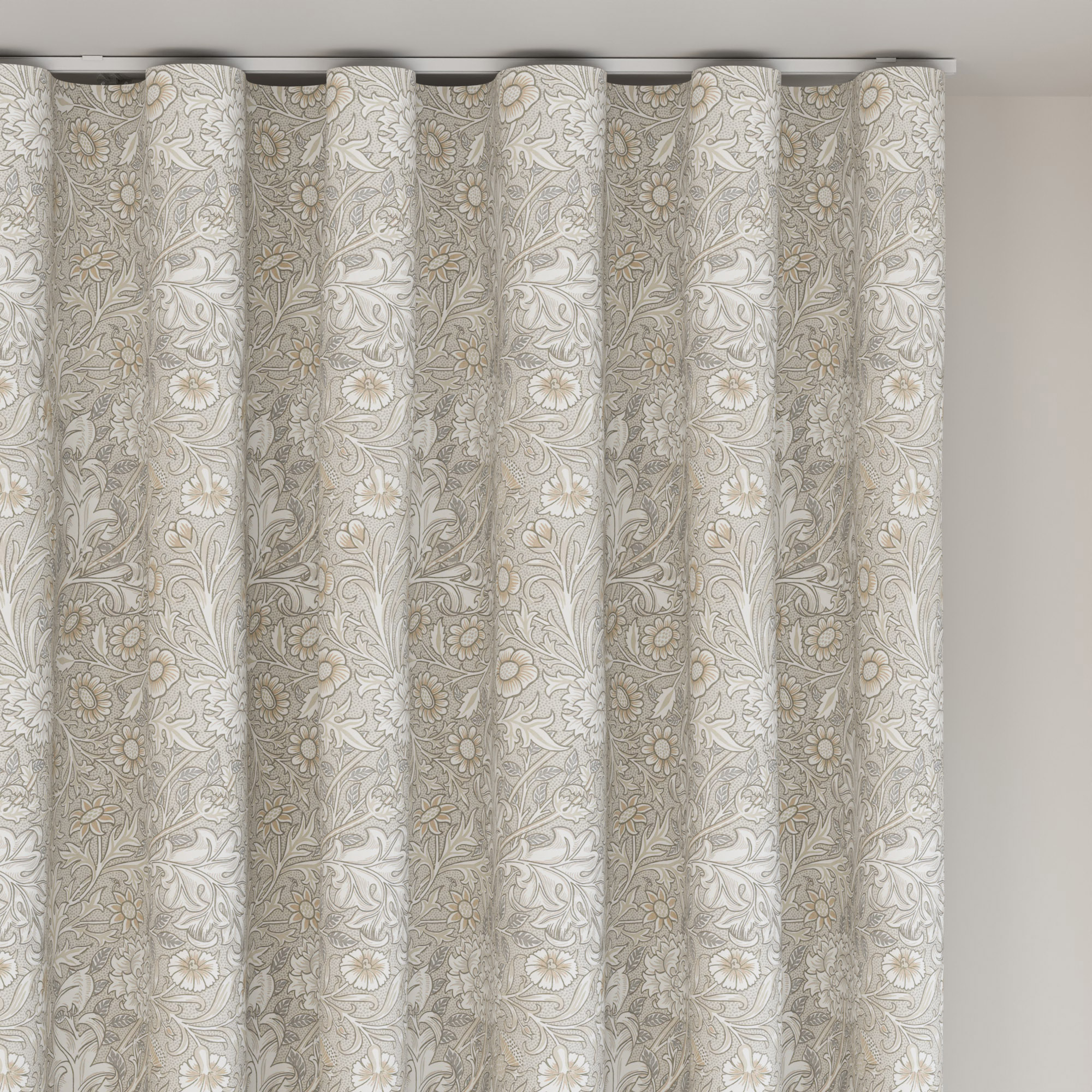 William Morris At Home Double Bough Barley Wave Curtain - Image 6