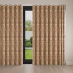 William Morris At Home Double Bough Terracotta Wave Curtain