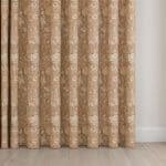 William Morris At Home Double Bough Terracotta Wave Curtain