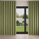 William Morris At Home Reed Lichen Wave Curtain