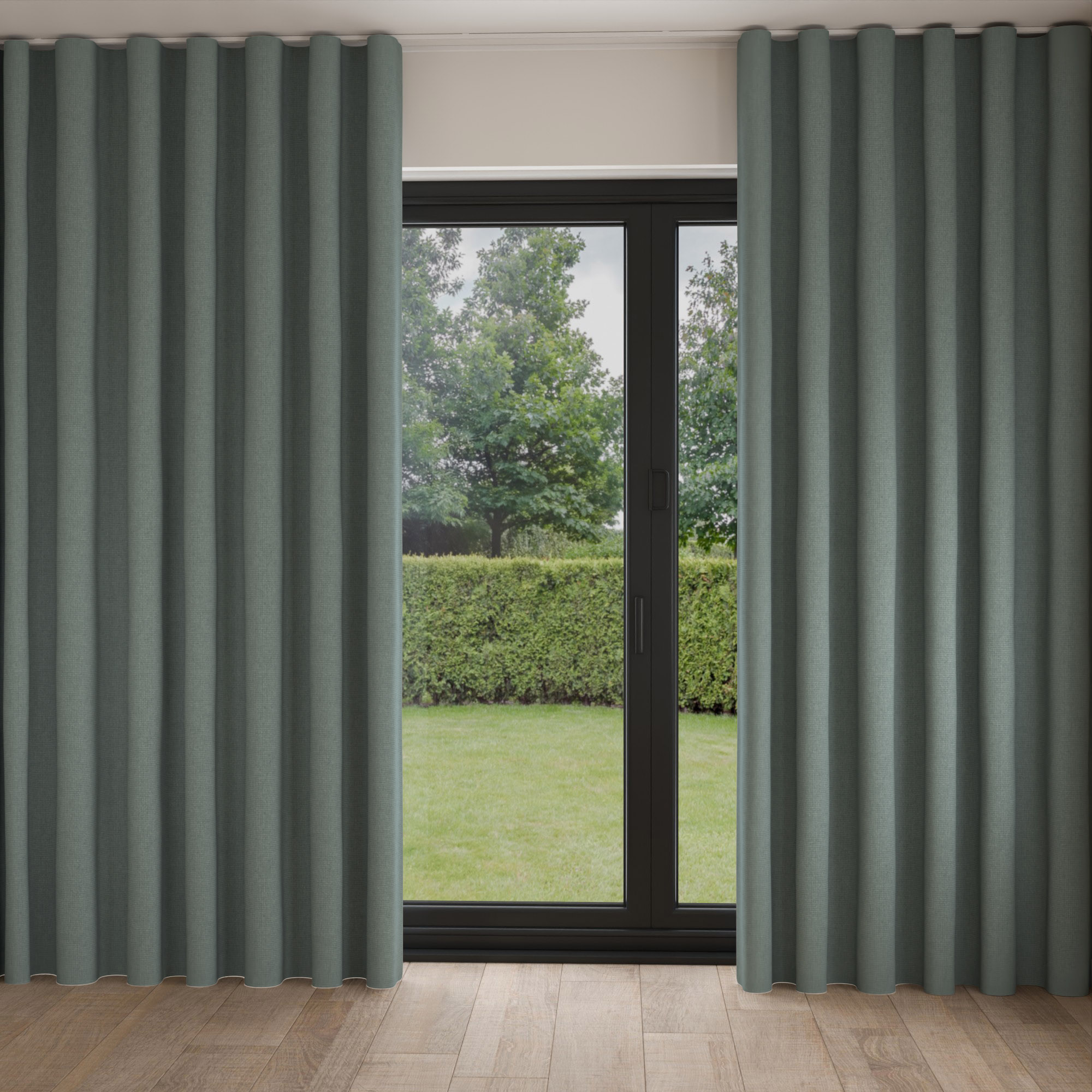 William Morris At Home Reed Mineral Wave Curtain