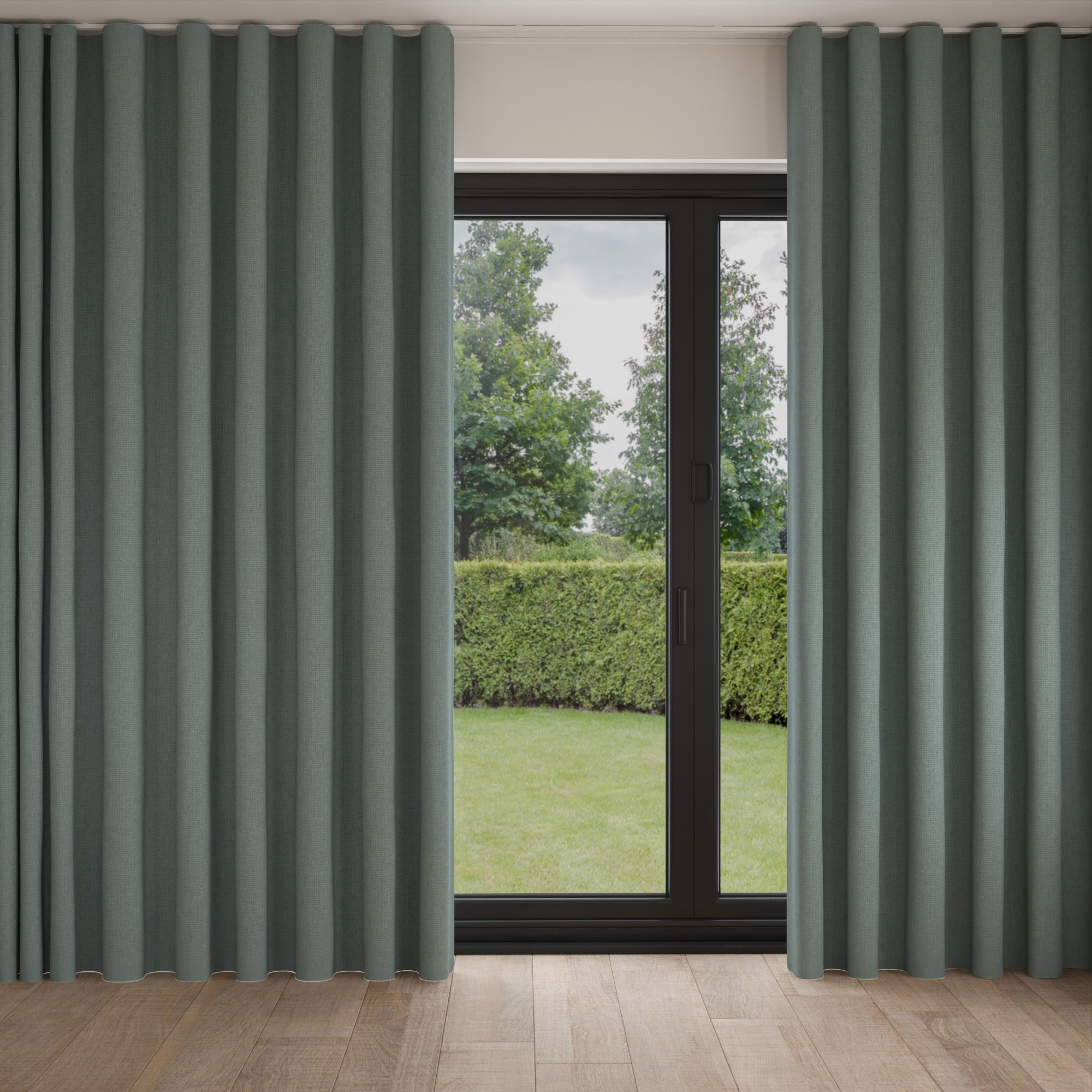 William Morris At Home Reed Mineral Wave Curtain - Image 3