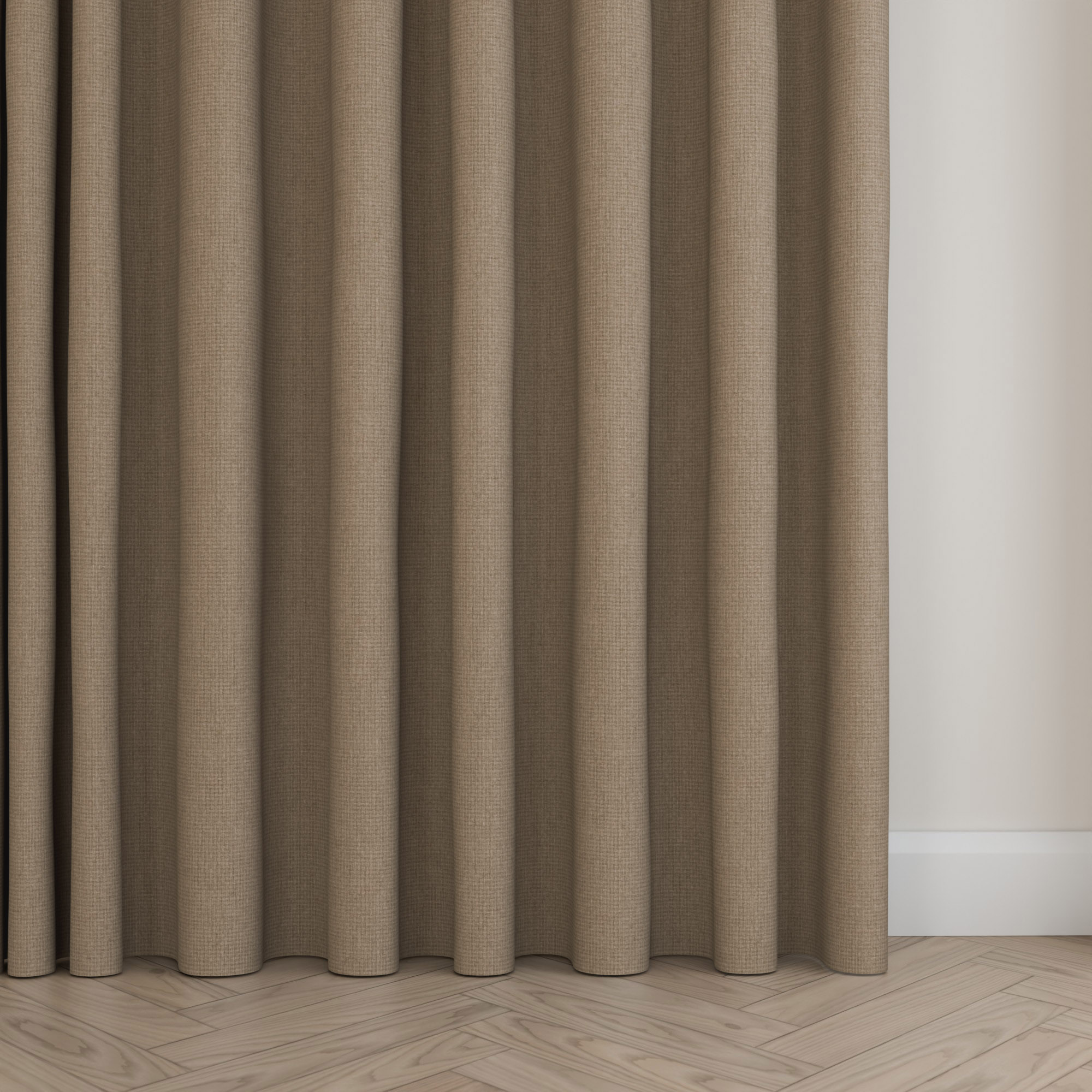William Morris At Home Reed Mushroom Wave Curtain - Image 5