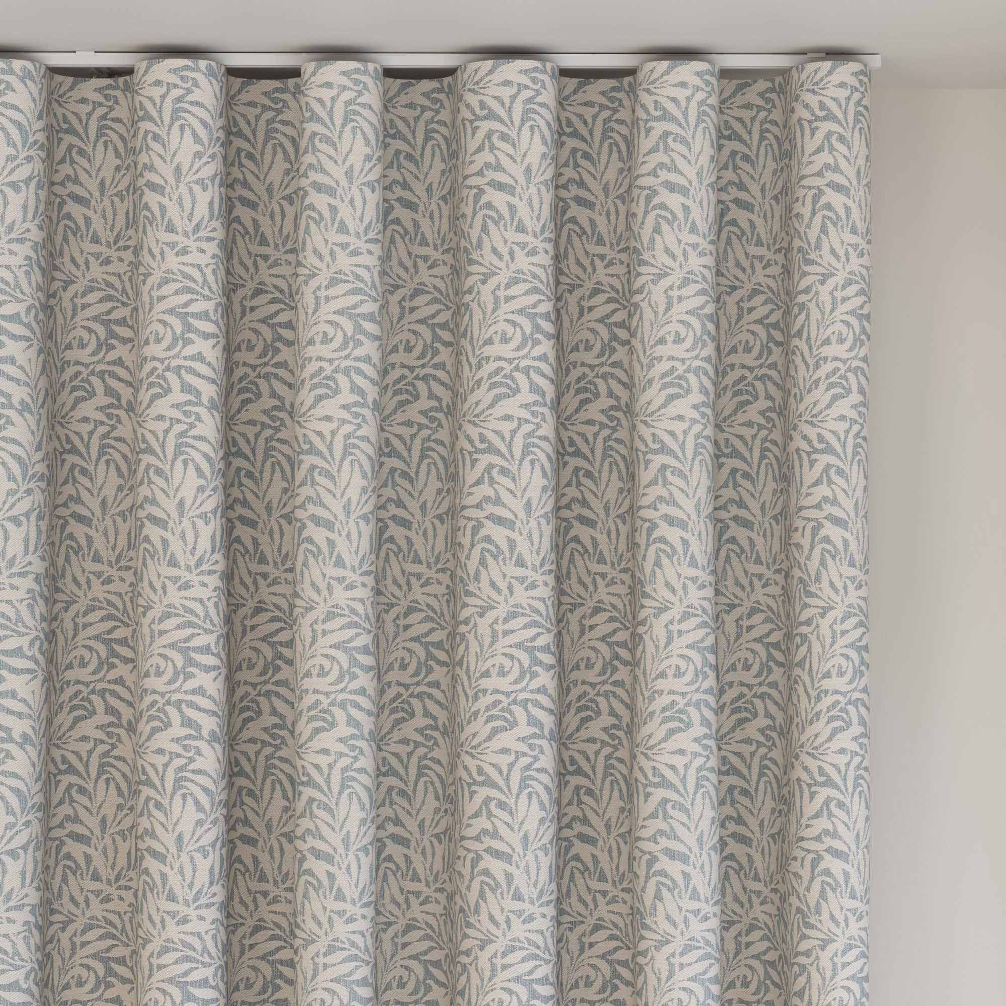 William Morris At Home Willow Bough Woven Sky Wave Curtain - Image 6