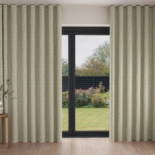 William Morris At Home Willow Bough Woven Lichen Wave Curtain