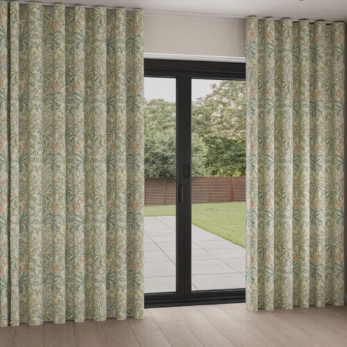 William Morris At Home Woodland Weeds Apple Wave Curtain
