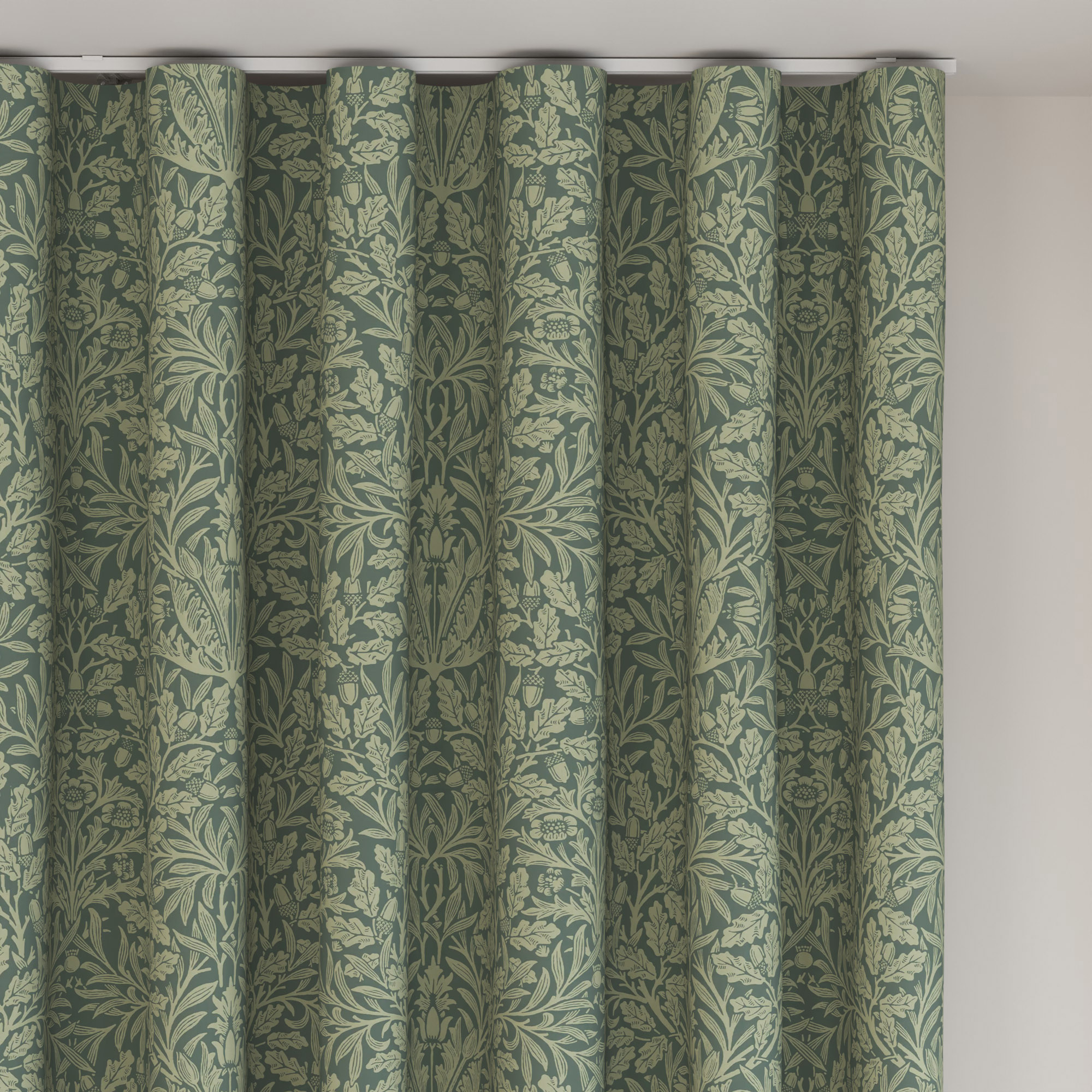 William Morris At Home Acorn Eucalyptus Wave Curtain - Image 6