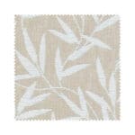 Laura Ashley Willow Leaf Chenille Natural Wave Curtain