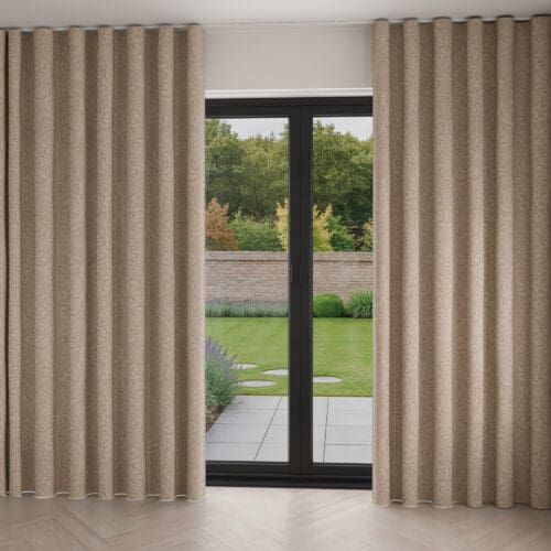William Morris At Home Acorn Velvet Clay Wave Curtain
