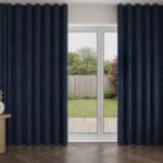 William Morris At Home Acorn Velvet Midnight Wave Curtain