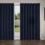 William Morris At Home Acorn Velvet Midnight Wave Curtain