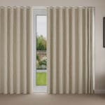 William Morris At Home Bird and Anemone Woven Flax Wave Curtain