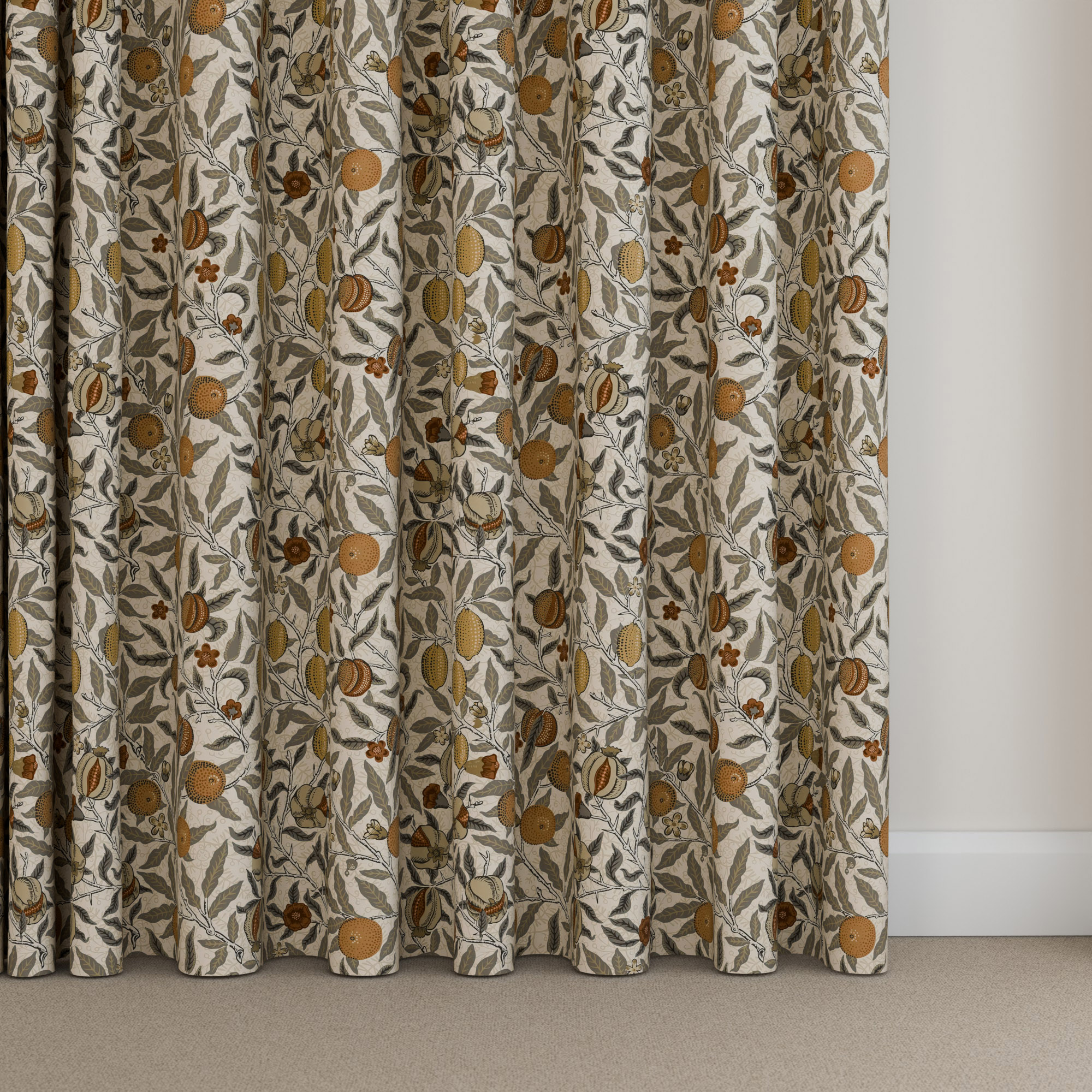 William Morris At Home Fruit Flax Wave Curtain - Image 5
