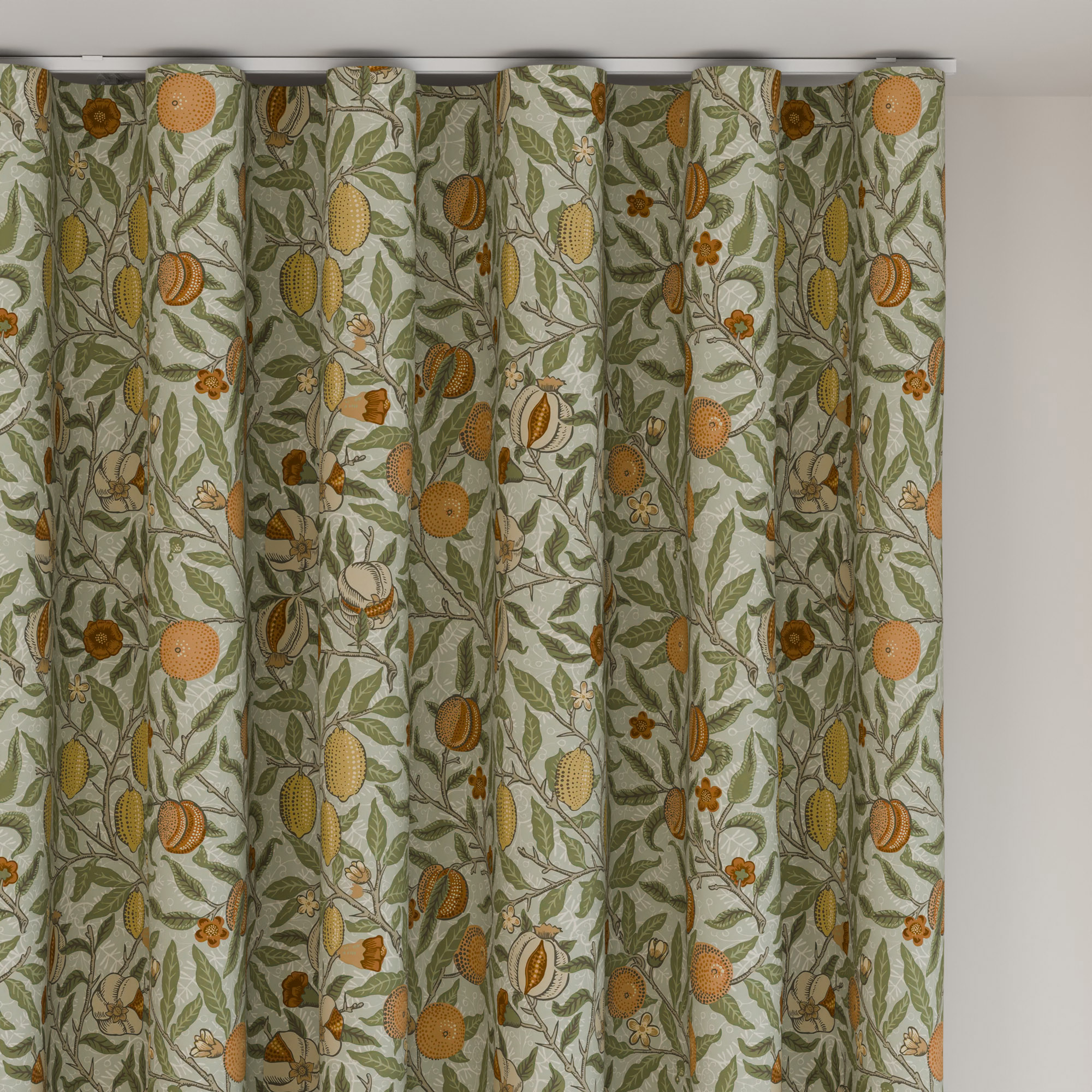 William Morris At Home Fruit Lichen Wave Curtain - Image 6