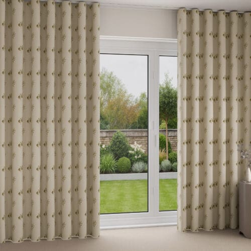 William Morris At Home Fruit Embroidery Honey Wave Curtain