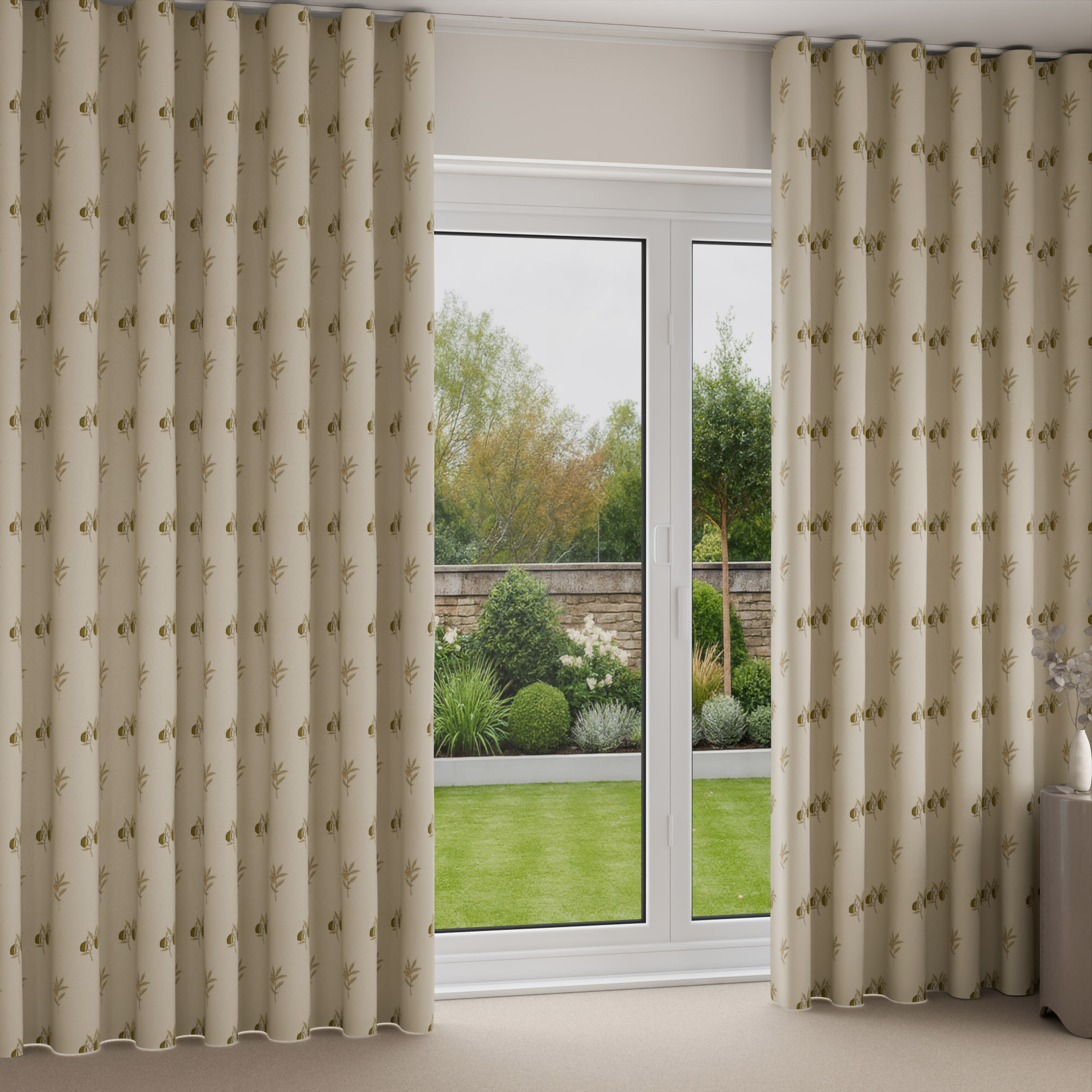 William Morris At Home Fruit Embroidery Honey Wave Curtain - Image 2
