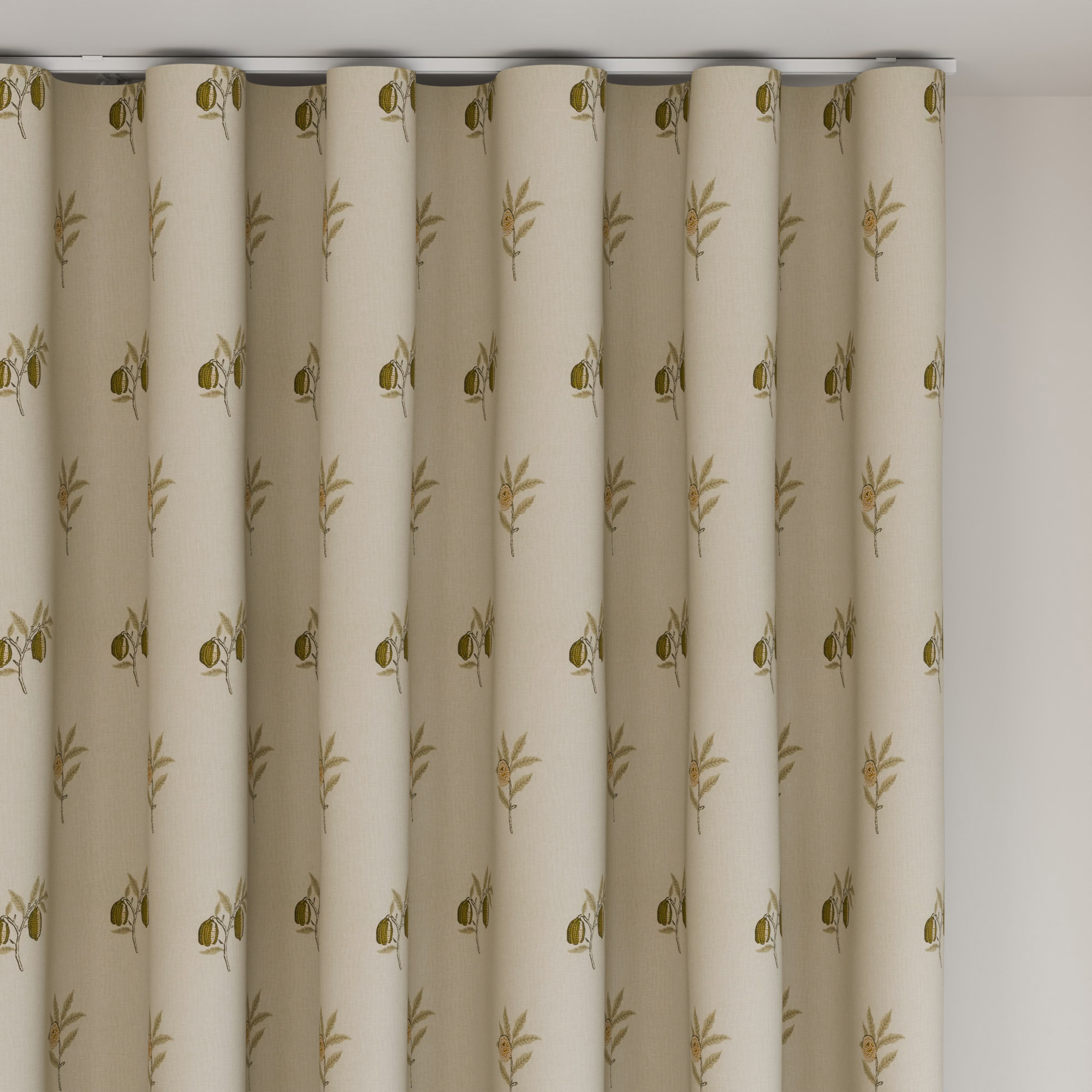 William Morris At Home Fruit Embroidery Honey Wave Curtain - Image 6