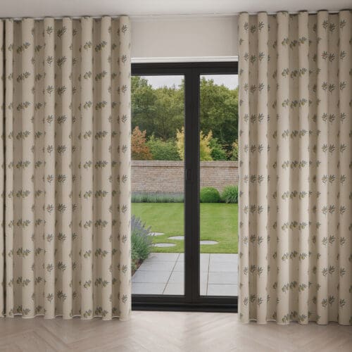 William Morris At Home Fruit Embroidery River Wave Curtain