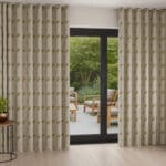 William Morris At Home Fruit Embroidery Moss Wave Curtain