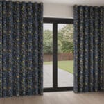 William Morris At Home Fruit Velvet Midnight Wave Curtain