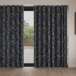 William Morris At Home Fruit Velvet Midnight Wave Curtain