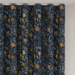 William Morris At Home Fruit Velvet Midnight Wave Curtain