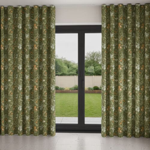 William Morris At Home Iris Moss Wave Curtain
