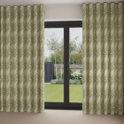 William Morris At Home Willow Bough Moss Wave Curtain