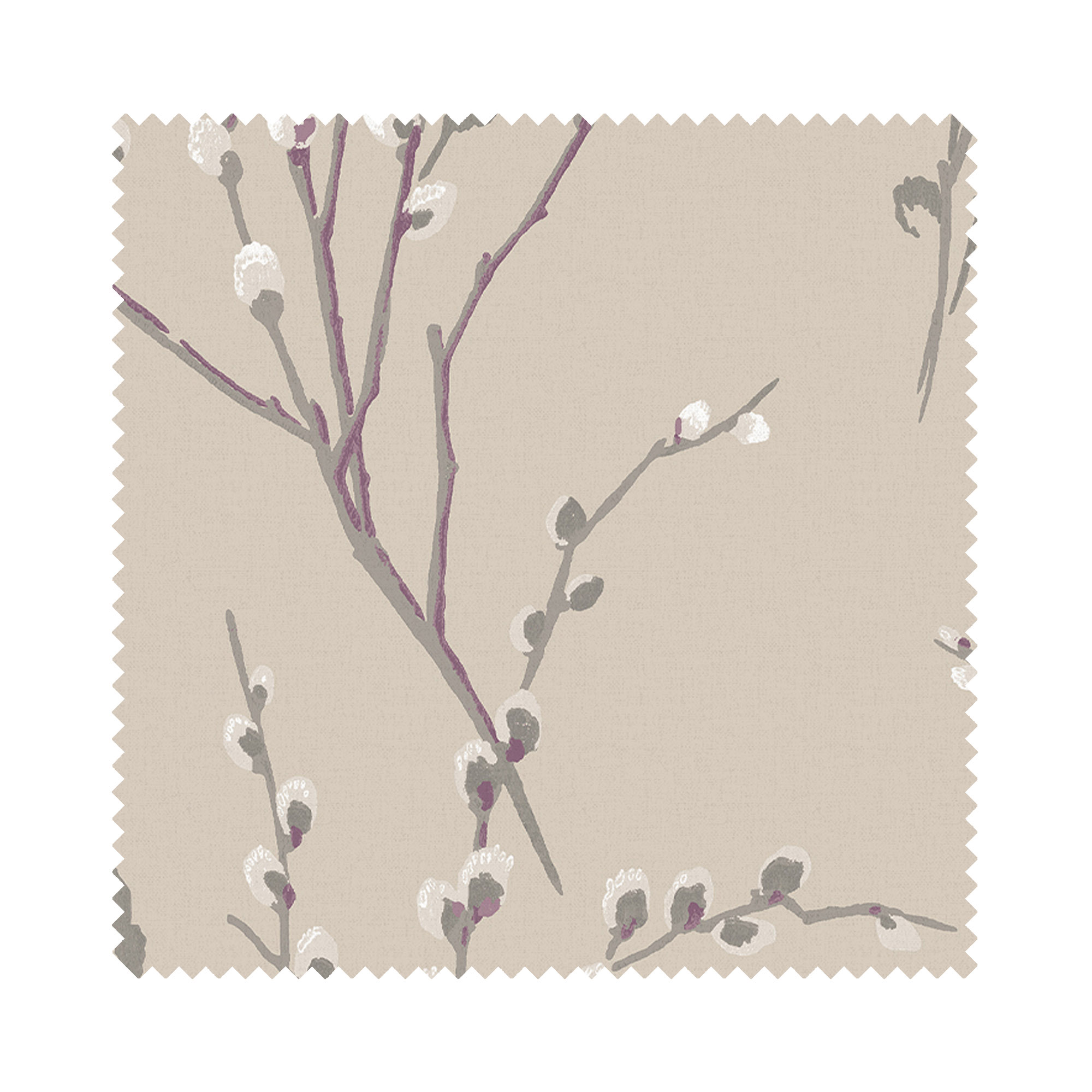 Laura Ashley Pussy Willow Natural Wave Curtain - Image 7