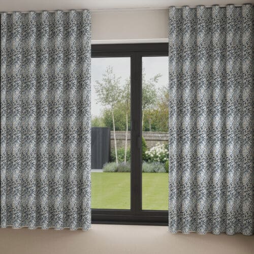 William Morris At Home Willow Bough Midnight Wave Curtain