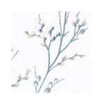 Laura Ashley Pussy Willow Off White/Seaspray Wave Curtain